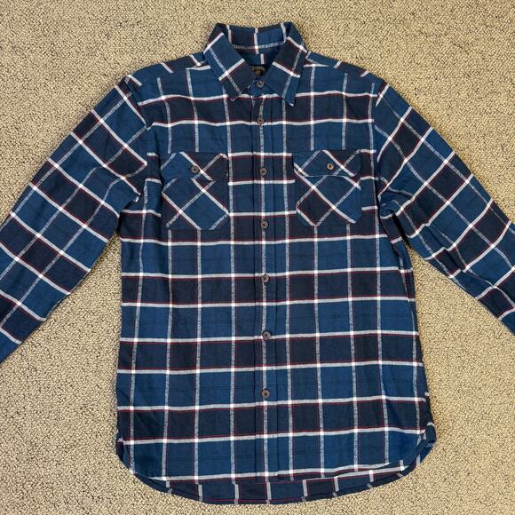 Jachs Heritage Flannel Plaid Button-Up Shirt US Men's M New - Picture 2 of 8
